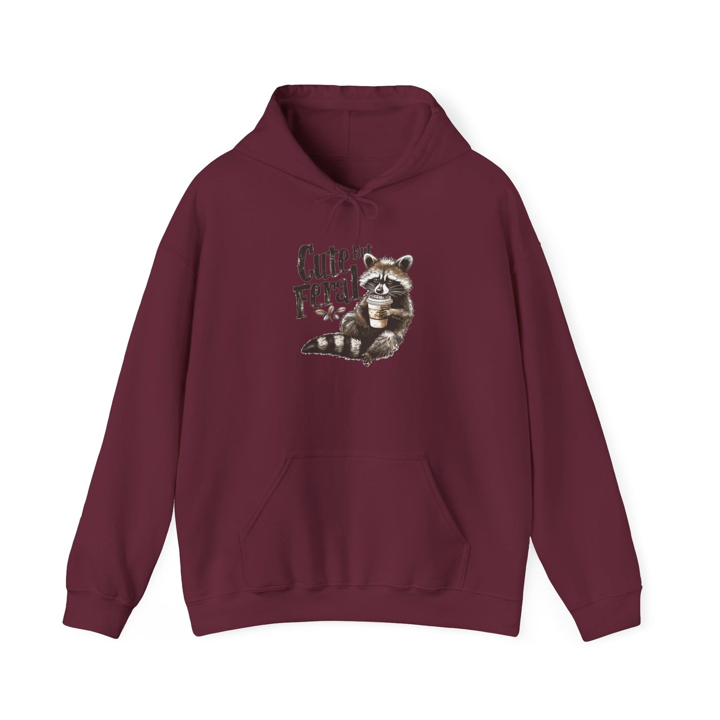 Cute but Feral - Unisex Heavy Blend™ Hooded Sweatshirt