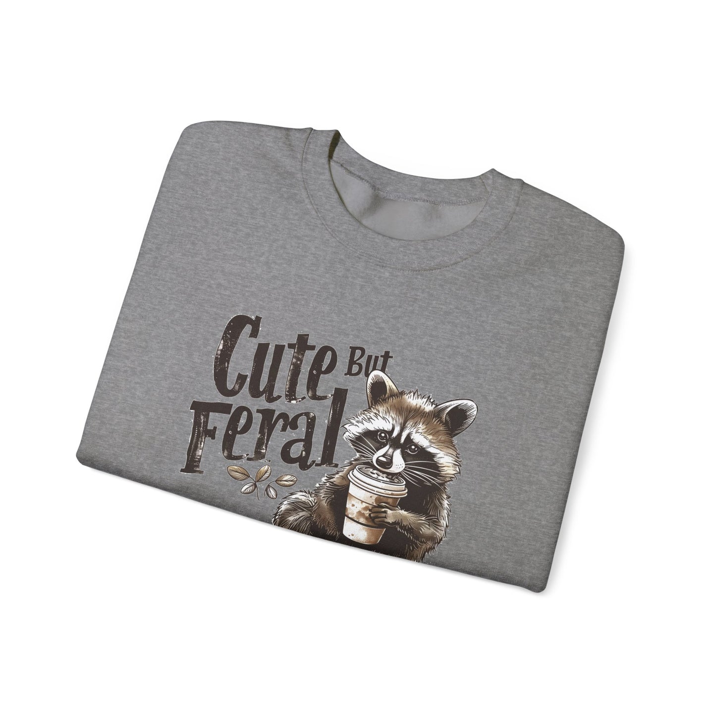 Cute but Feral - Unisex Heavy Blend™ Crewneck Sweatshirt