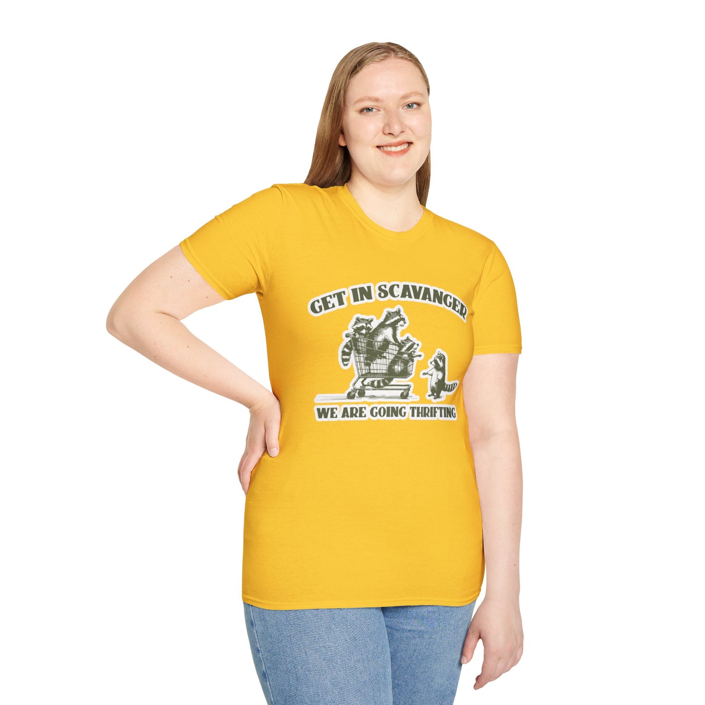 Get in Scavanger We're Going Thrifting - Unisex Softstyle T-Shirt