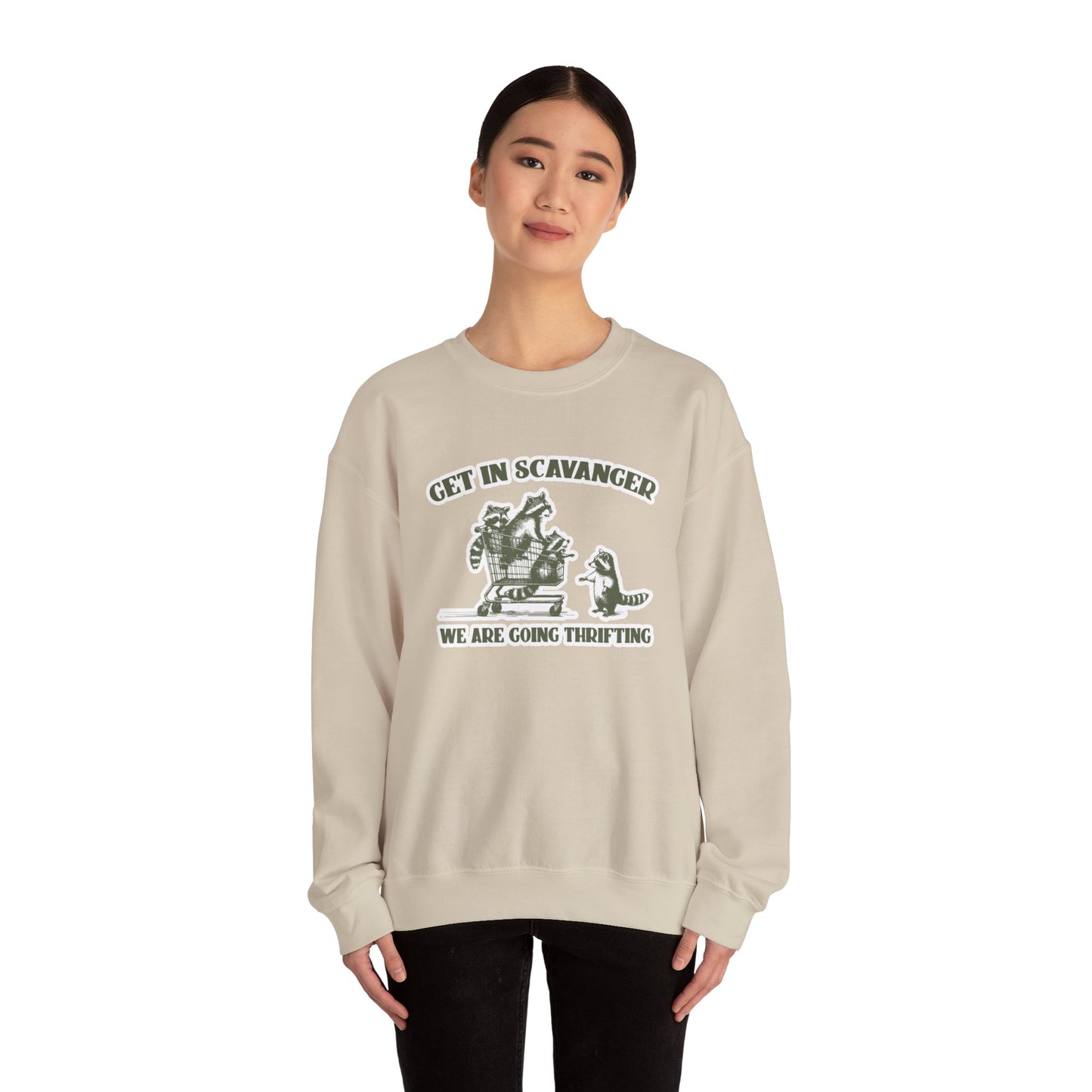 Get in Scavanger We Are Going Thrifting - Unisex Heavy Blend™ Crewneck Sweatshirt