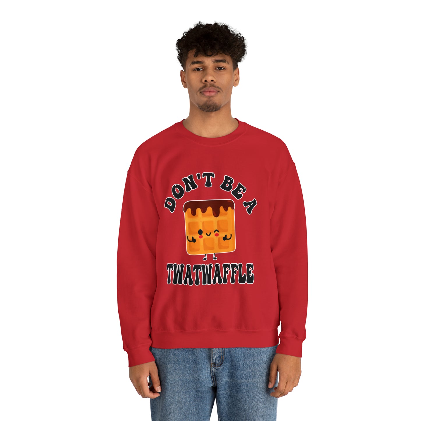 Don't Be a Twatwaffle: Unisex Heavy Blend™ Crewneck Sweatshirt