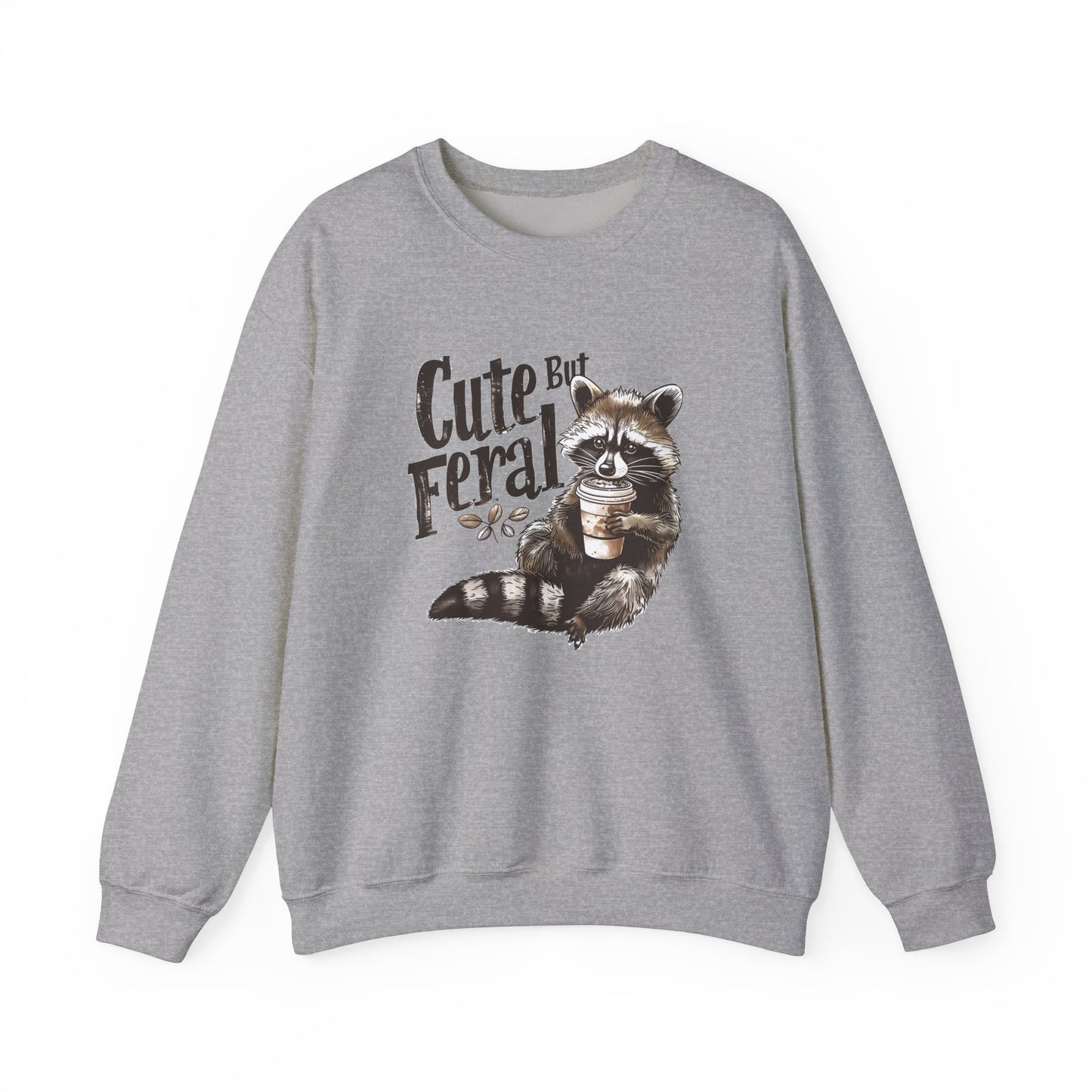 Cute but Feral - Unisex Heavy Blend™ Crewneck Sweatshirt