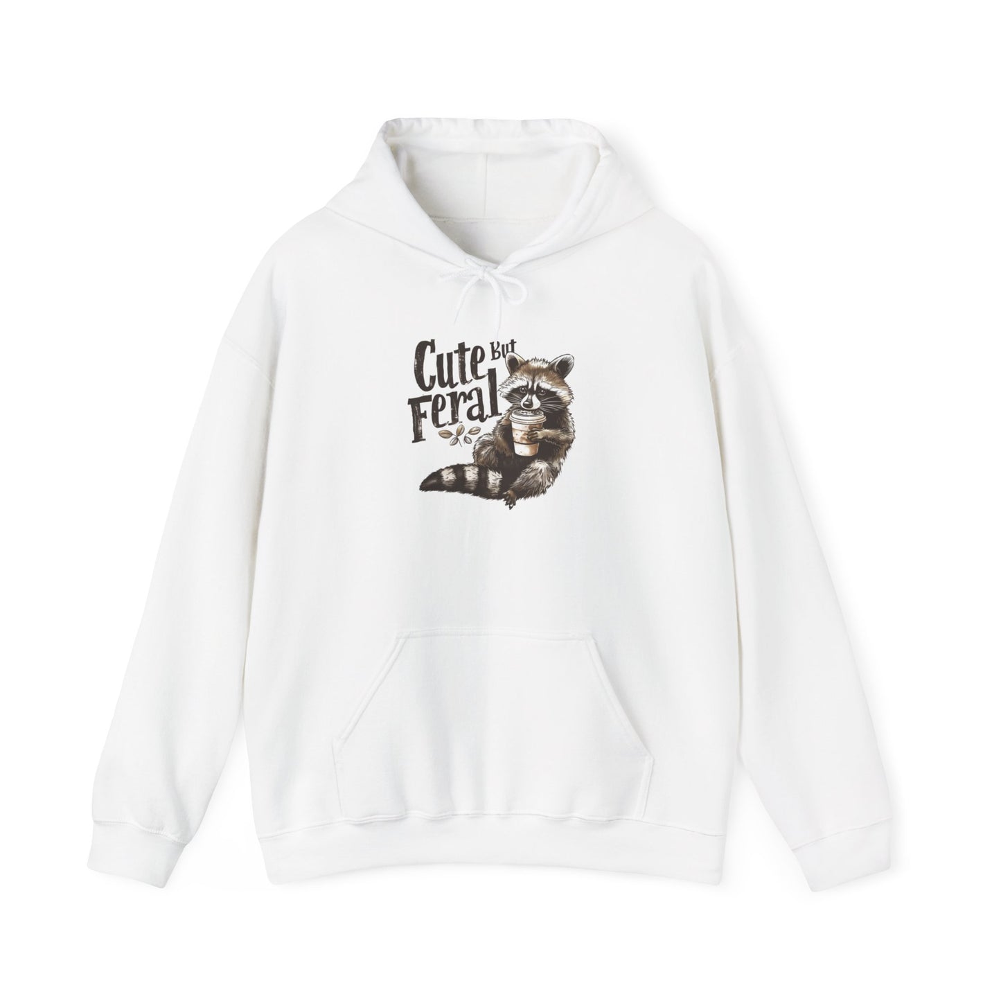 Cute but Feral - Unisex Heavy Blend™ Hooded Sweatshirt