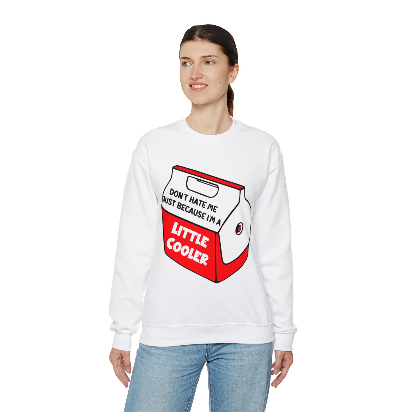 Don't Hate Me Because I'm A Little Cooler: Unisex Heavy Blend™ Crewneck Sweatshirt