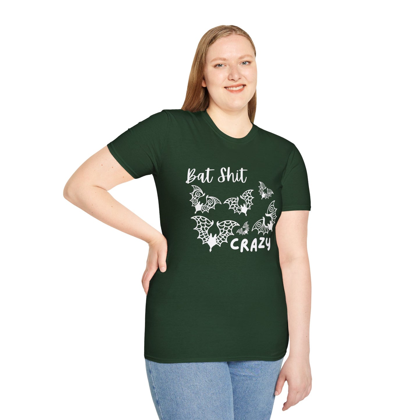 Bat Shit Crazy Unisex Softstyle T-Shirt