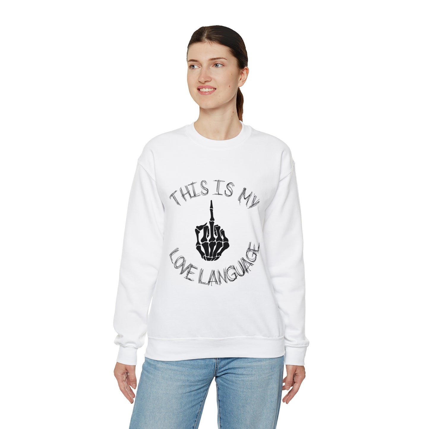 This is my Love Language: Unisex Heavy Blend™ Crewneck Sweatshirt