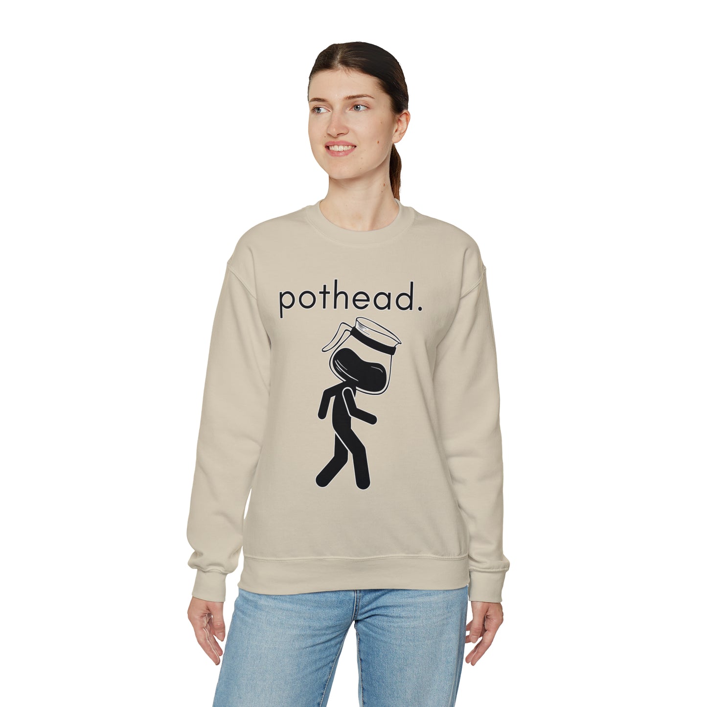 Pothead: Unisex Heavy Blend™ Crewneck Sweatshirt