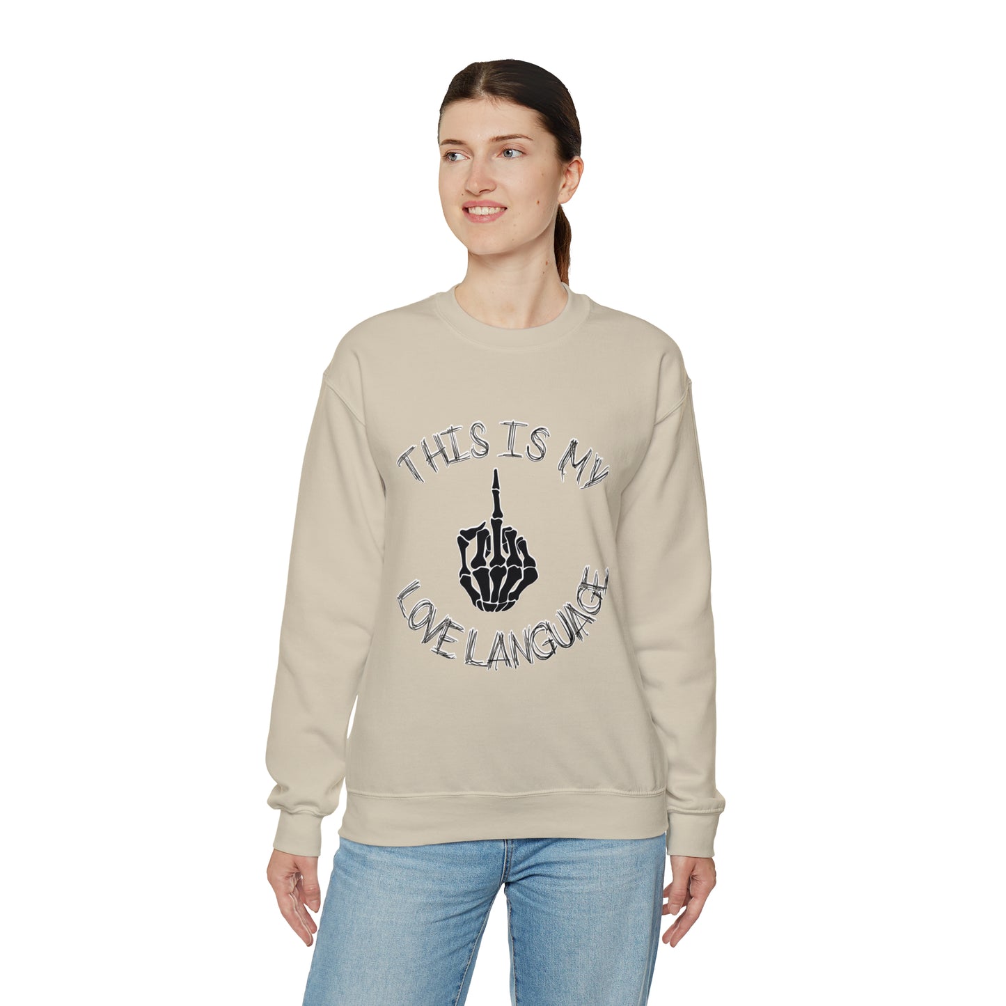 This is my Love Language: Unisex Heavy Blend™ Crewneck Sweatshirt