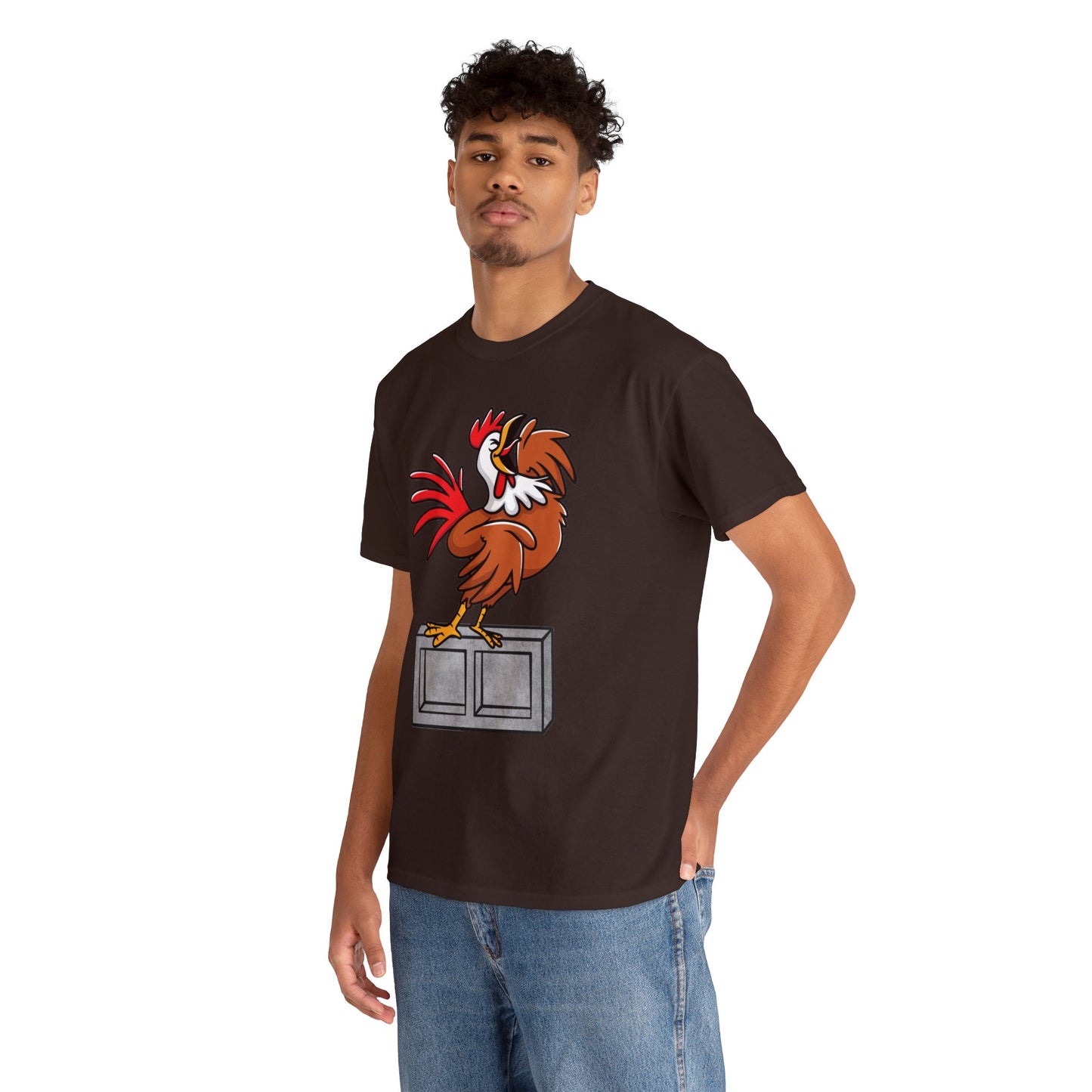 Cock Block: Unisex Heavy Cotton Tee