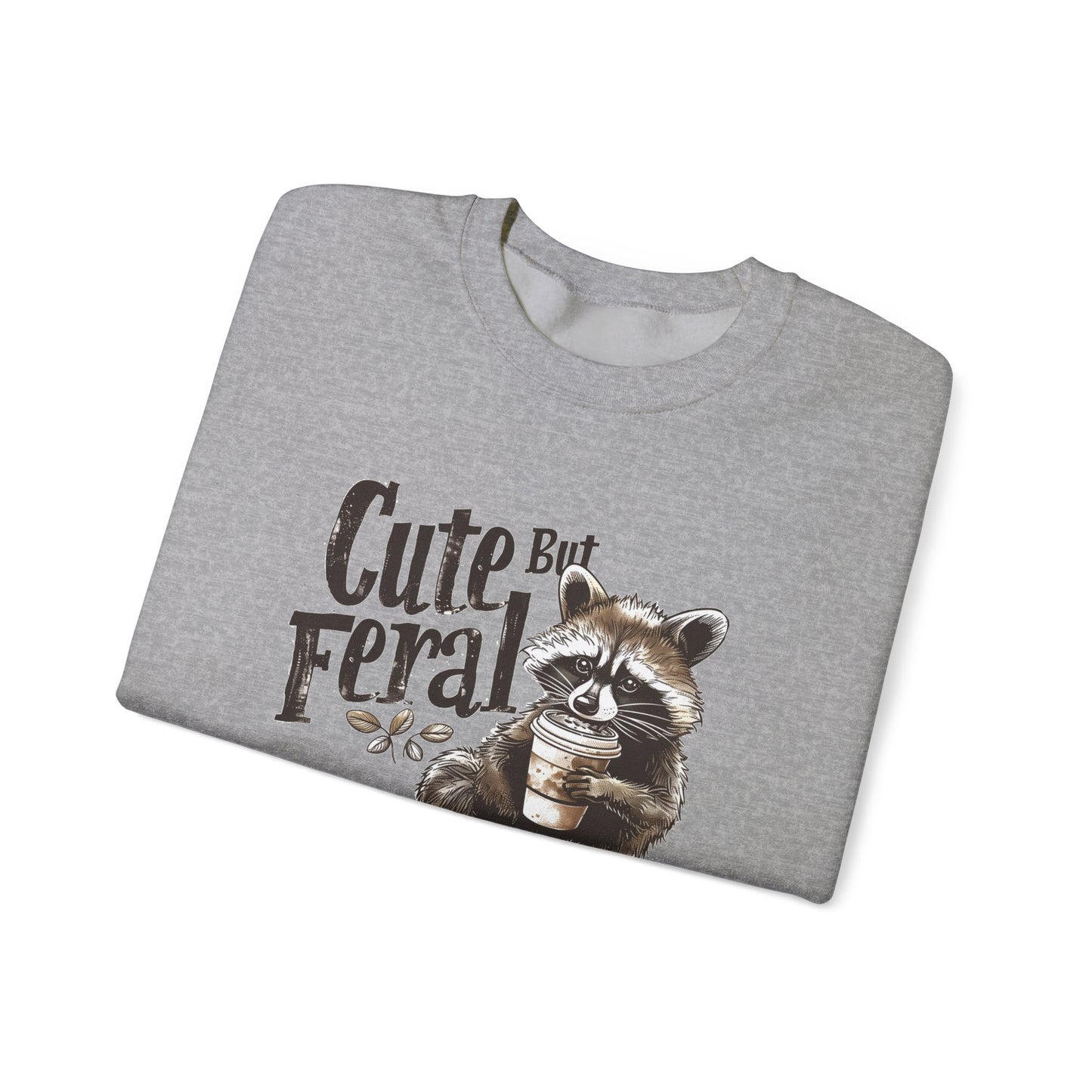 Cute but Feral - Unisex Heavy Blend™ Crewneck Sweatshirt