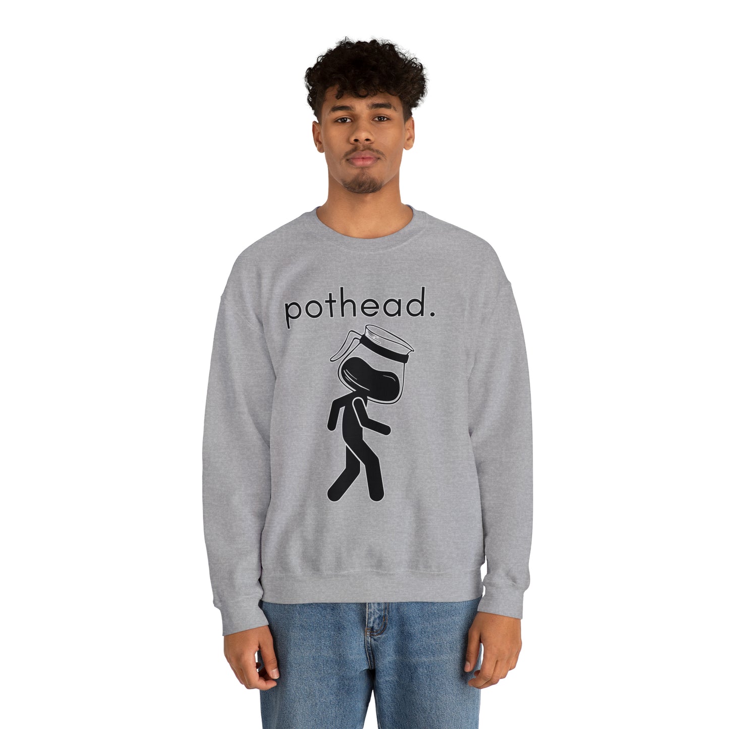 Pothead: Unisex Heavy Blend™ Crewneck Sweatshirt