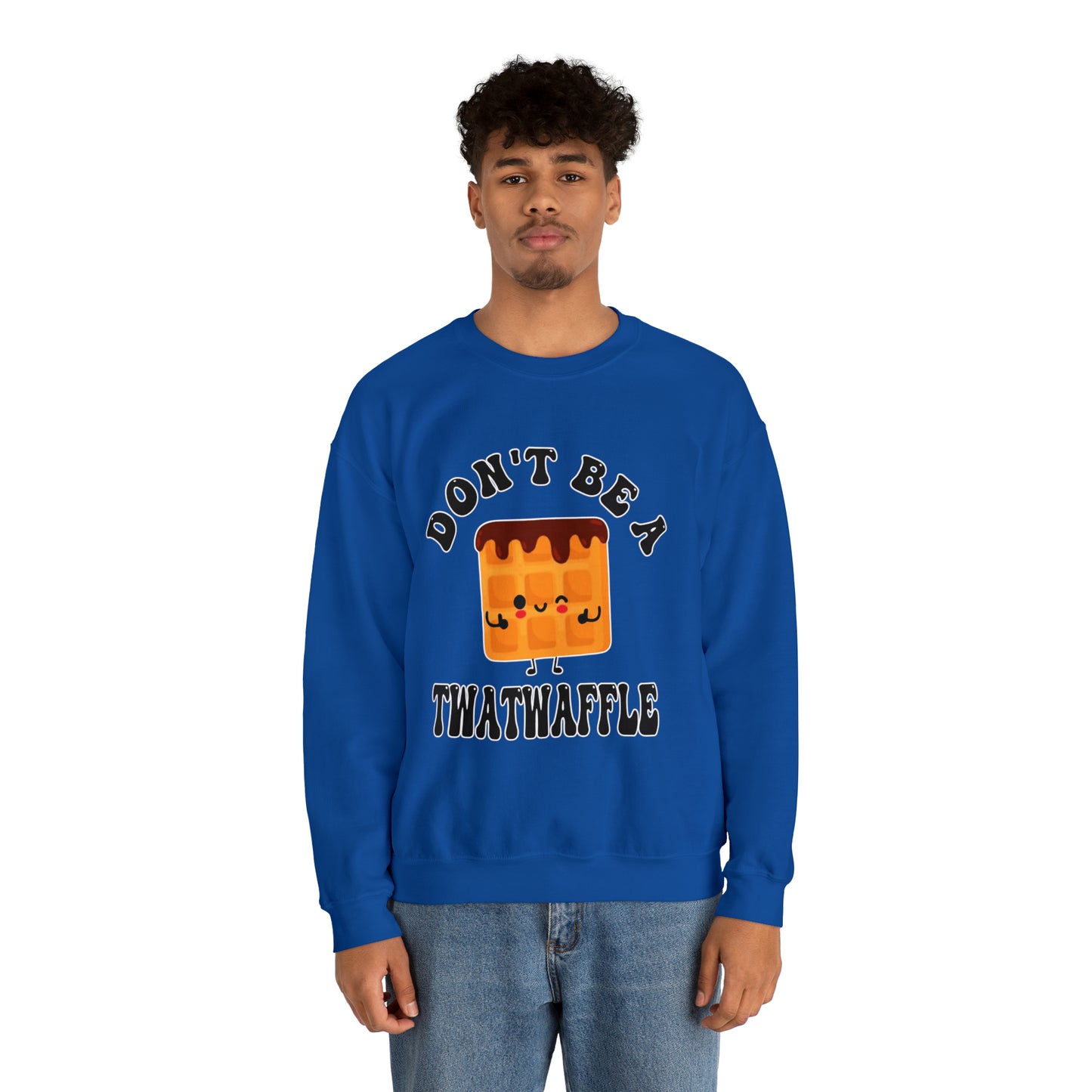 Don't Be a Twatwaffle: Unisex Heavy Blend™ Crewneck Sweatshirt