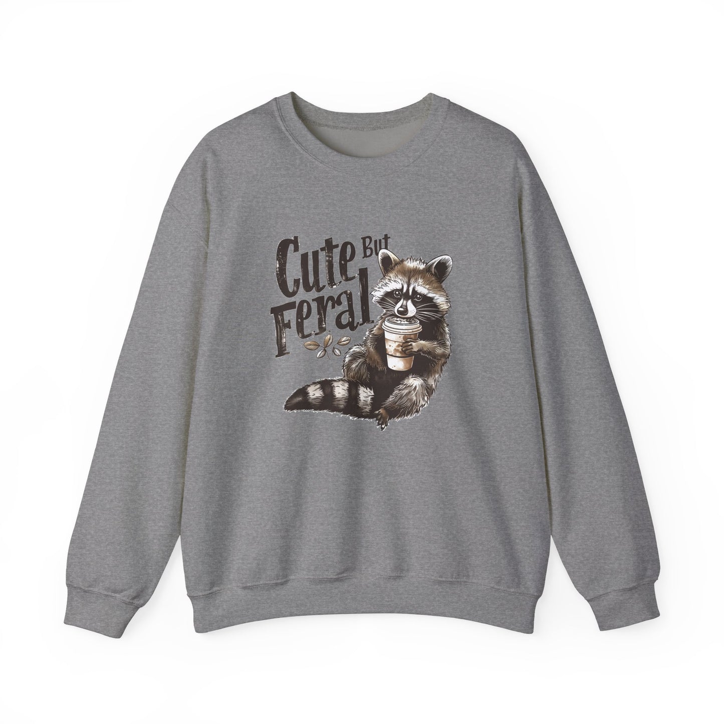 Cute but Feral - Unisex Heavy Blend™ Crewneck Sweatshirt