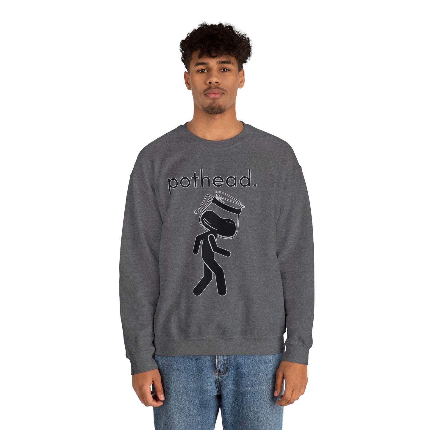 Pothead: Unisex Heavy Blend™ Crewneck Sweatshirt