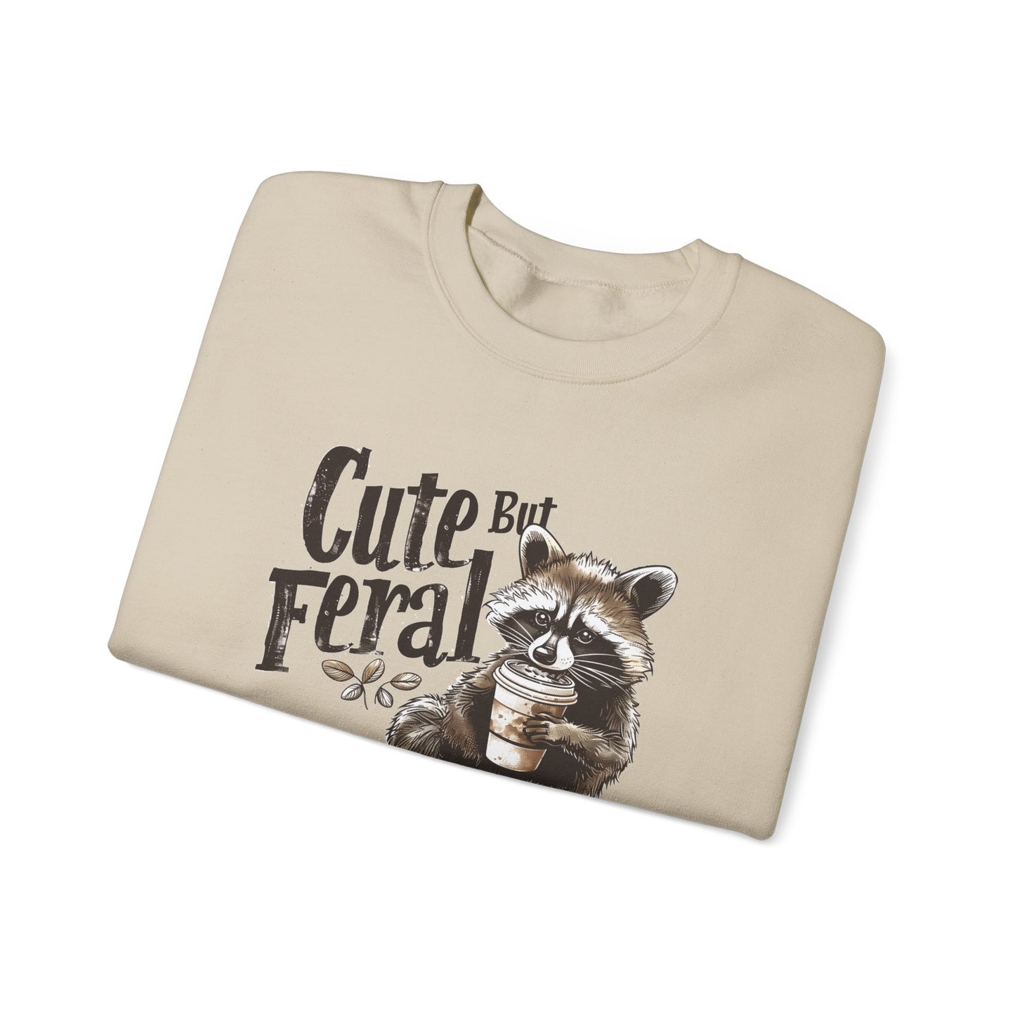 Cute but Feral - Unisex Heavy Blend™ Crewneck Sweatshirt