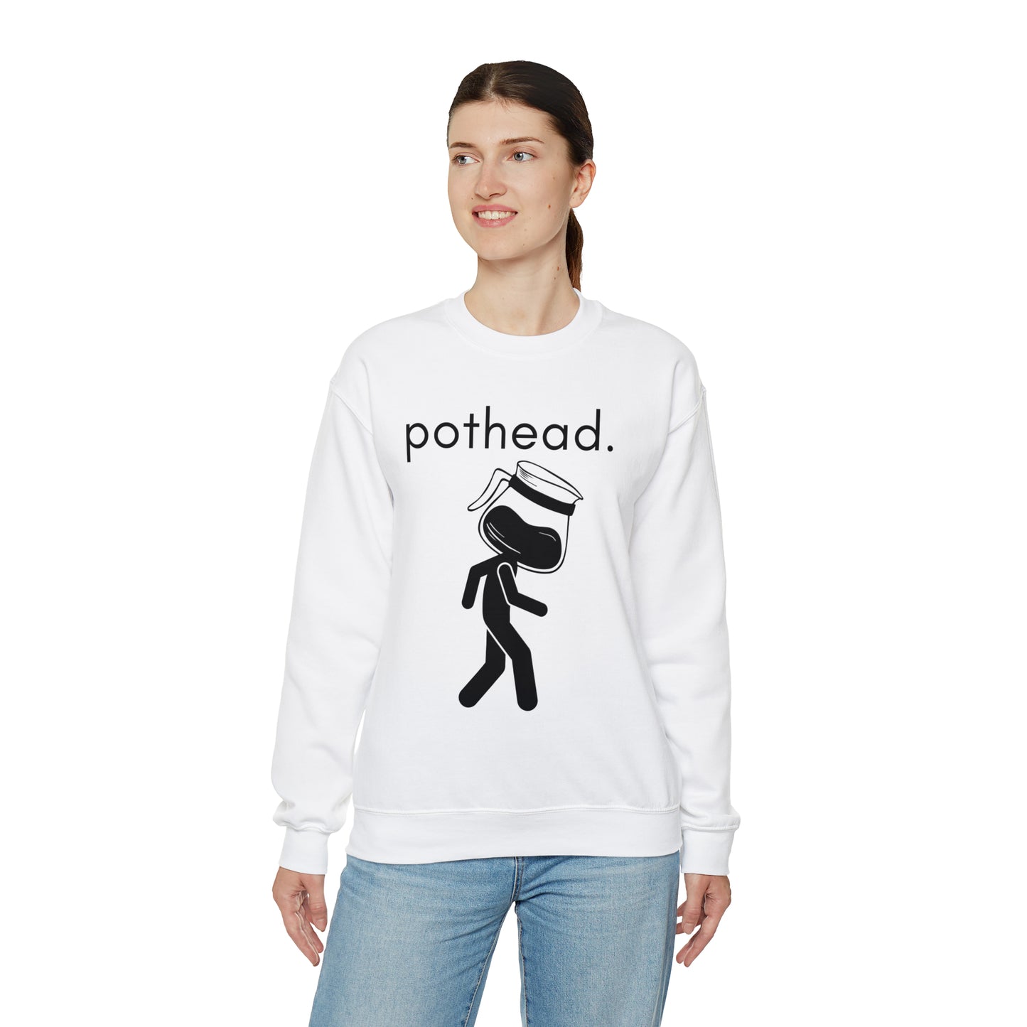 Pothead: Unisex Heavy Blend™ Crewneck Sweatshirt