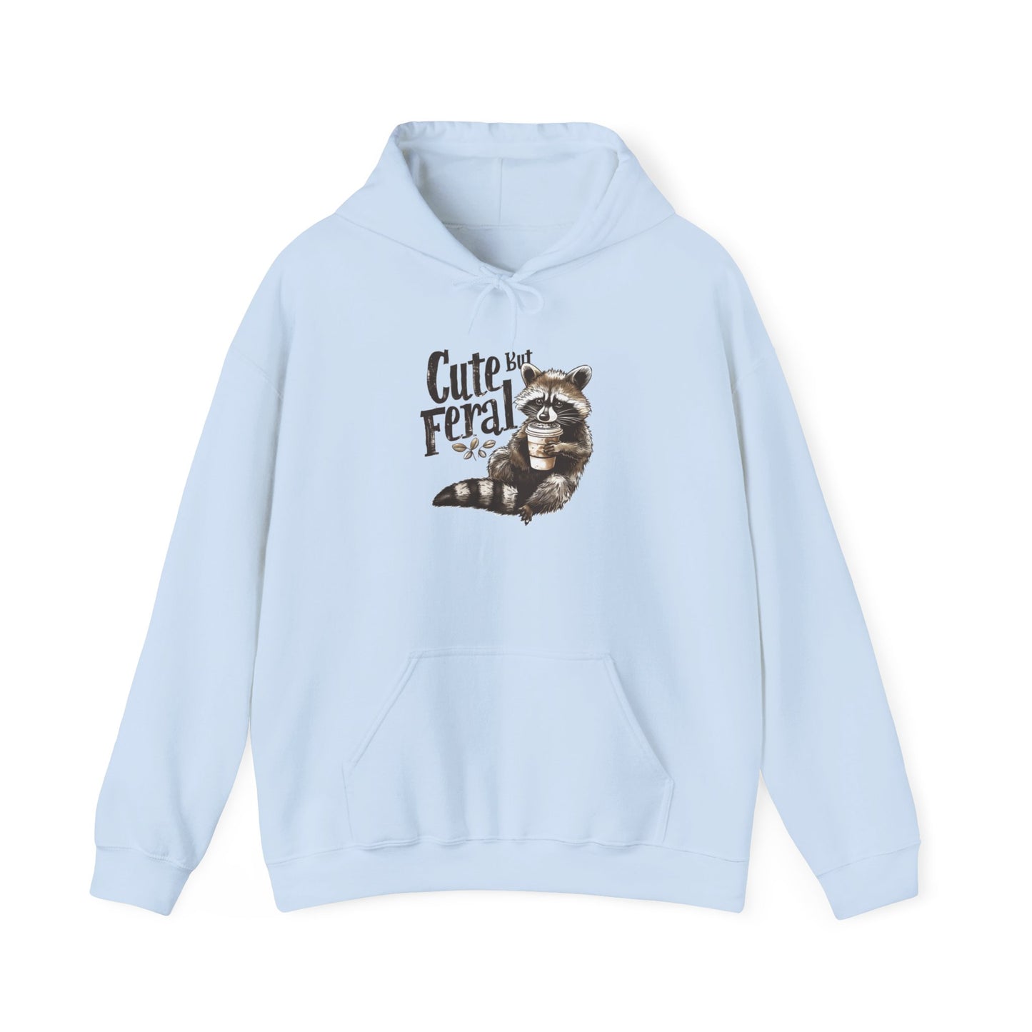 Cute but Feral - Unisex Heavy Blend™ Hooded Sweatshirt