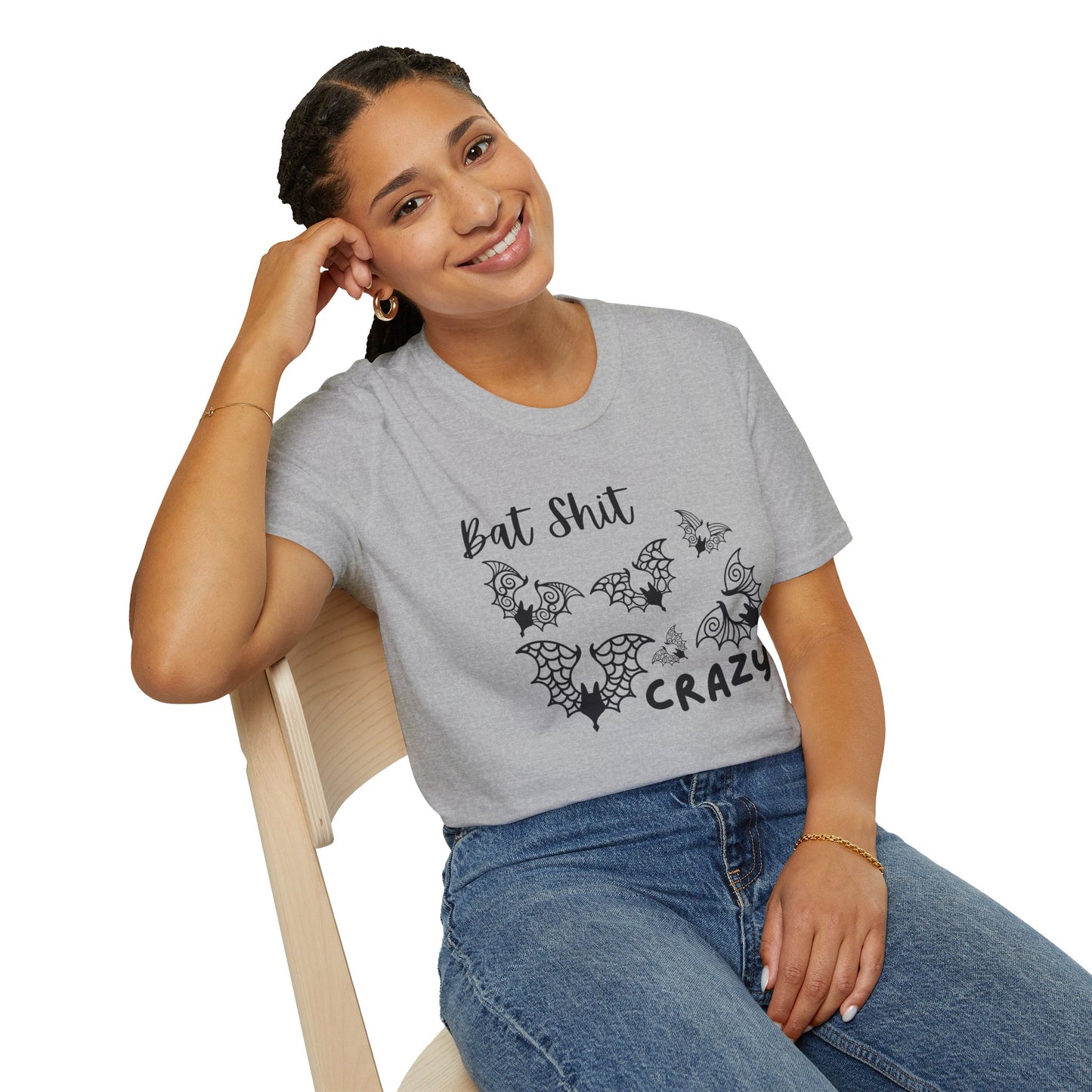 Bat Shit Crazy Unisex Softstyle T-Shirt