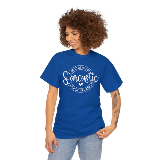 Sarcastic Sunshine: Unisex Heavy Cotton Tee