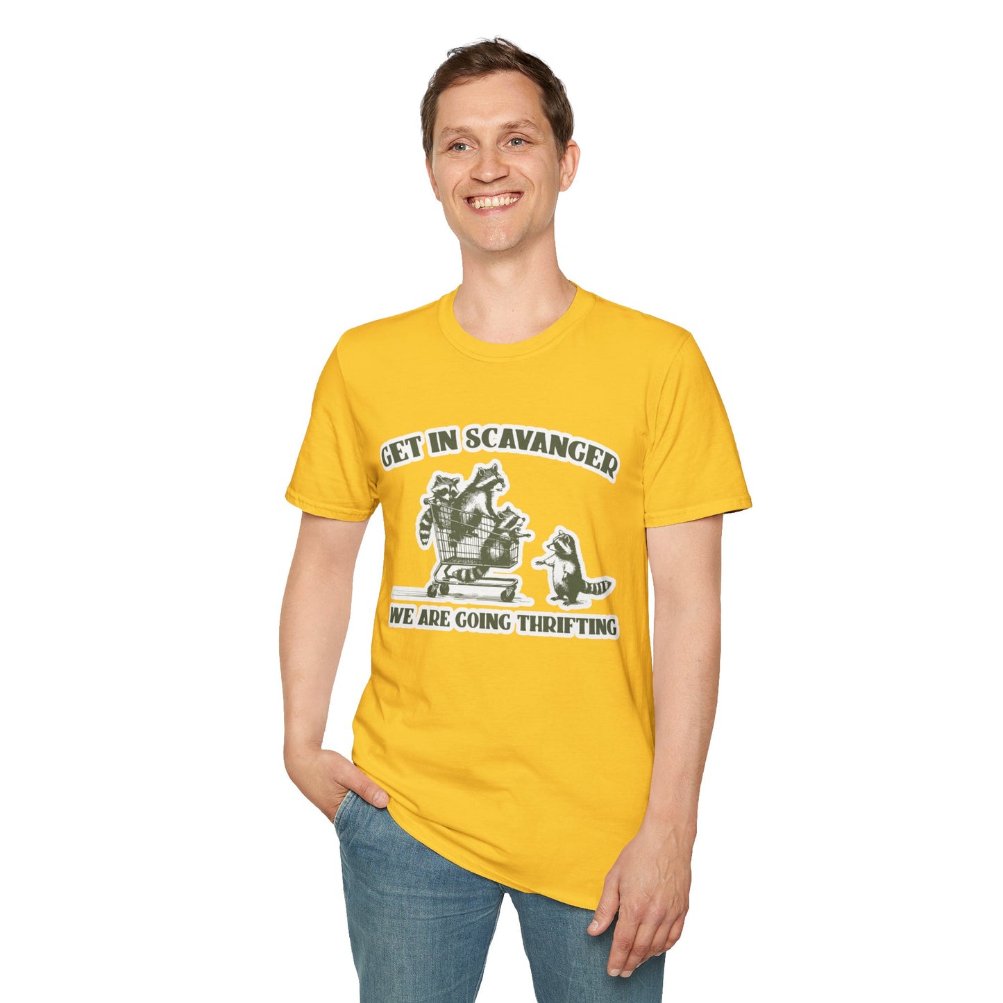 Get in Scavanger We're Going Thrifting - Unisex Softstyle T-Shirt