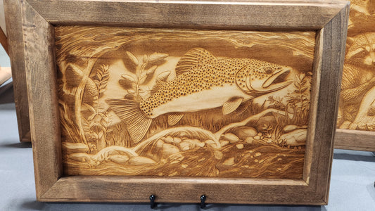 Laser Picture- Trout